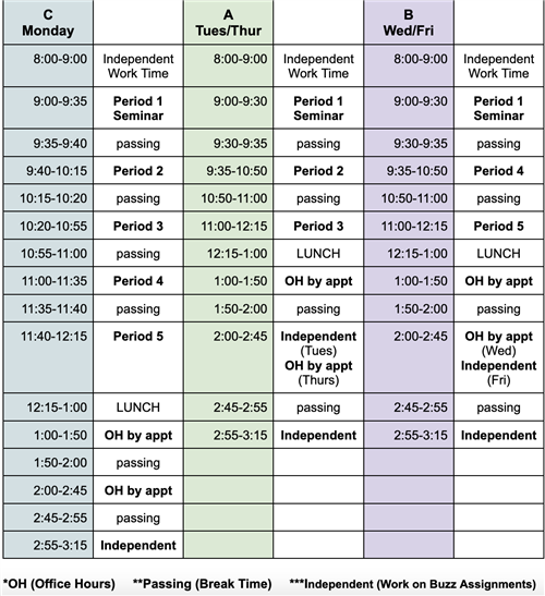 6-12 Schedule